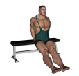 Dip - Straight Leg Bench Close Grip